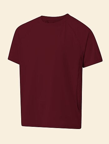 Ekstract - T-shirt desportivo fluido de mangas curtas