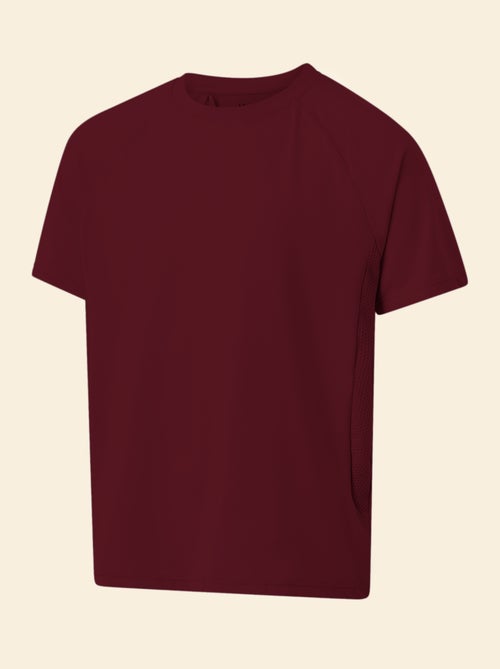 T-shirt desportivo fluido de mangas curtas (Ekstract) - Kiabi