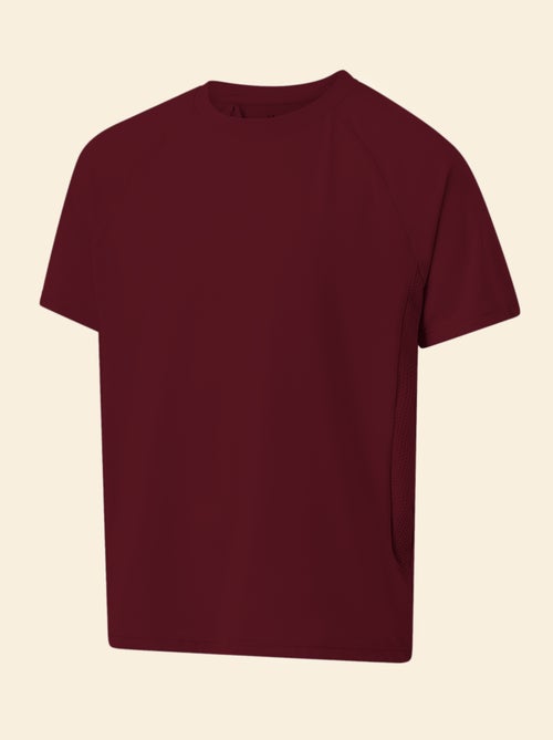 T-shirt desportivo fluido de mangas curtas (Ekstract) - Kiabi