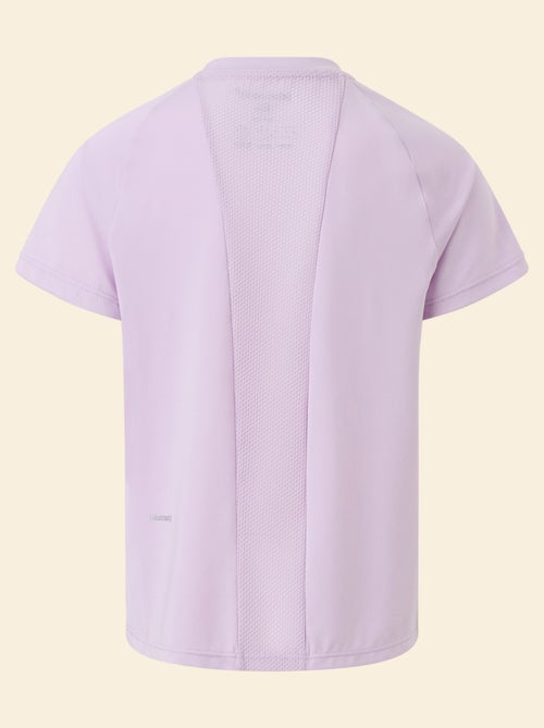T-shirt desportivo fluido de mangas curtas (Ekstract) - Kiabi
