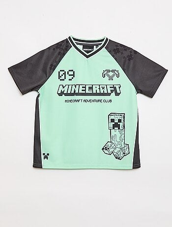 T-shirt desportivo fluido 'Minecraft'