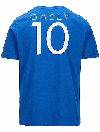 T-shirt desportivo kappa ardlo gasly alpine f1 azul para homem