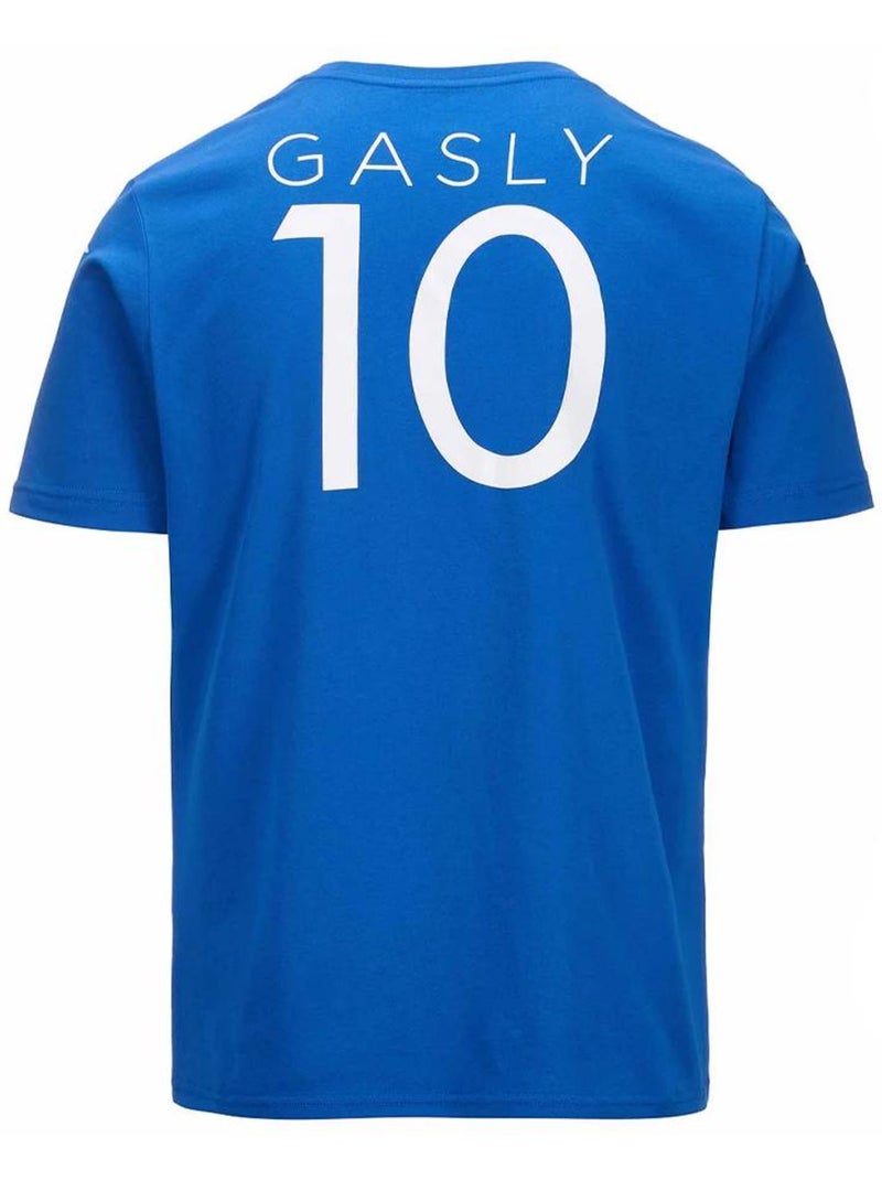 T-shirt desportivo kappa ardlo gasly alpine f1 azul para homem Azul - Kiabi