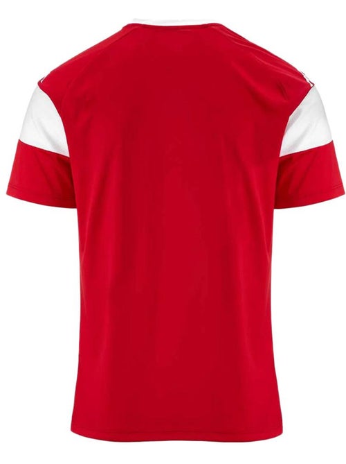 T-shirt desportivo kappa dareto vermelho para homem - Kiabi
