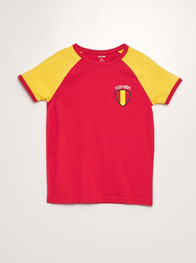 T-shirt desporto 'Espanha' VERMELHO - Kiabi