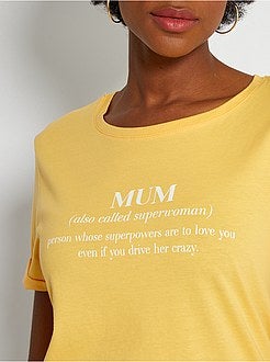 T-shirt dia da mãe - Kiabi