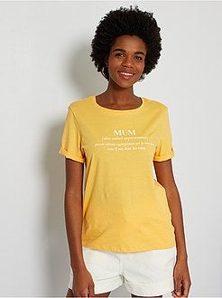 T-shirt dia da mãe - Kiabi