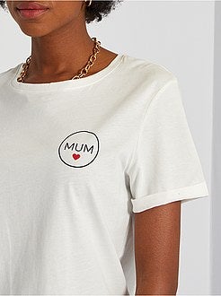 T-shirt dia da mãe - Kiabi