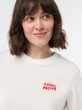 T-shirt 'Dia da Mãe' manga curta