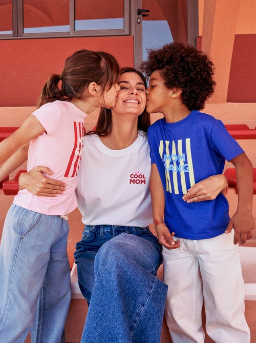 T-shirt 'Dia da Mãe' manga curta - Kiabi