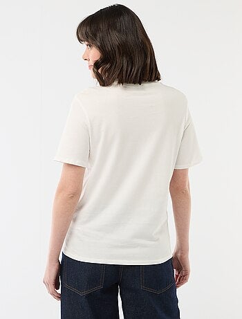 T-shirt 'Dia da Mãe' manga curta