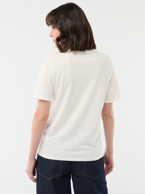 T-shirt 'Dia da Mãe' manga curta - Kiabi