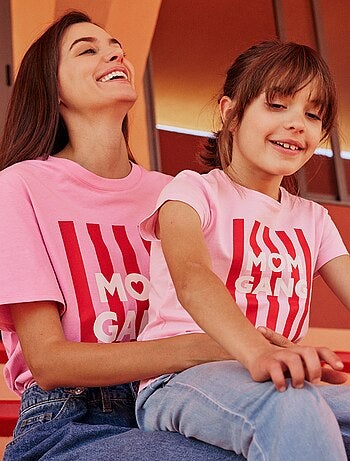 T-shirt 'Dia da Mãe' manga curta