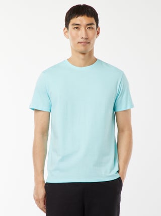 T-shirt direita em jersey lisa