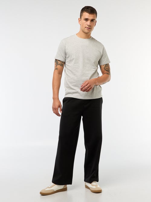 T-shirt direita em jersey lisa - Kiabi