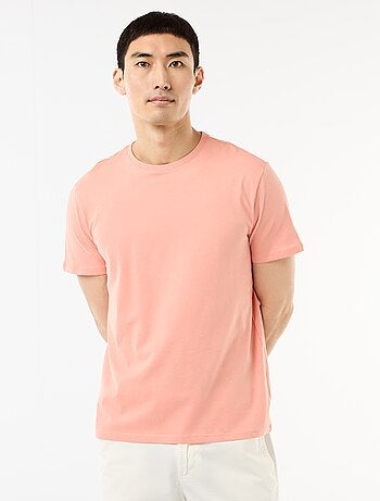 T-shirt direita em jersey lisa