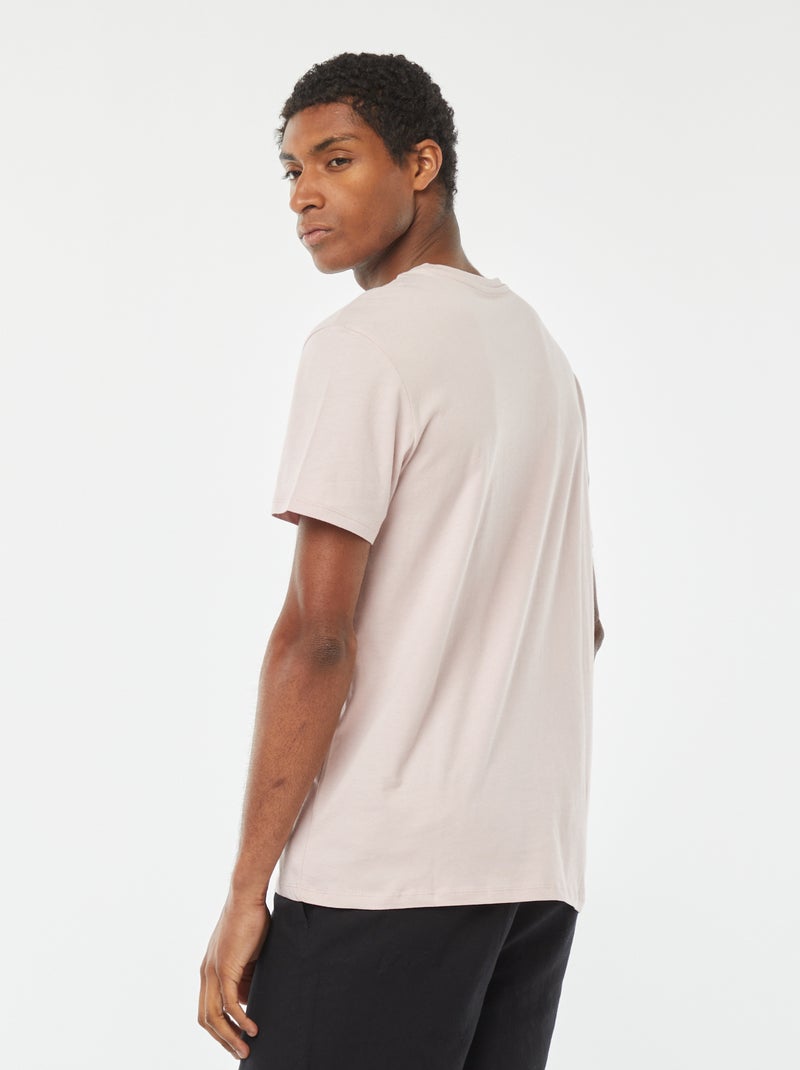 T-shirt direita em jersey lisa VIOLETA - Kiabi