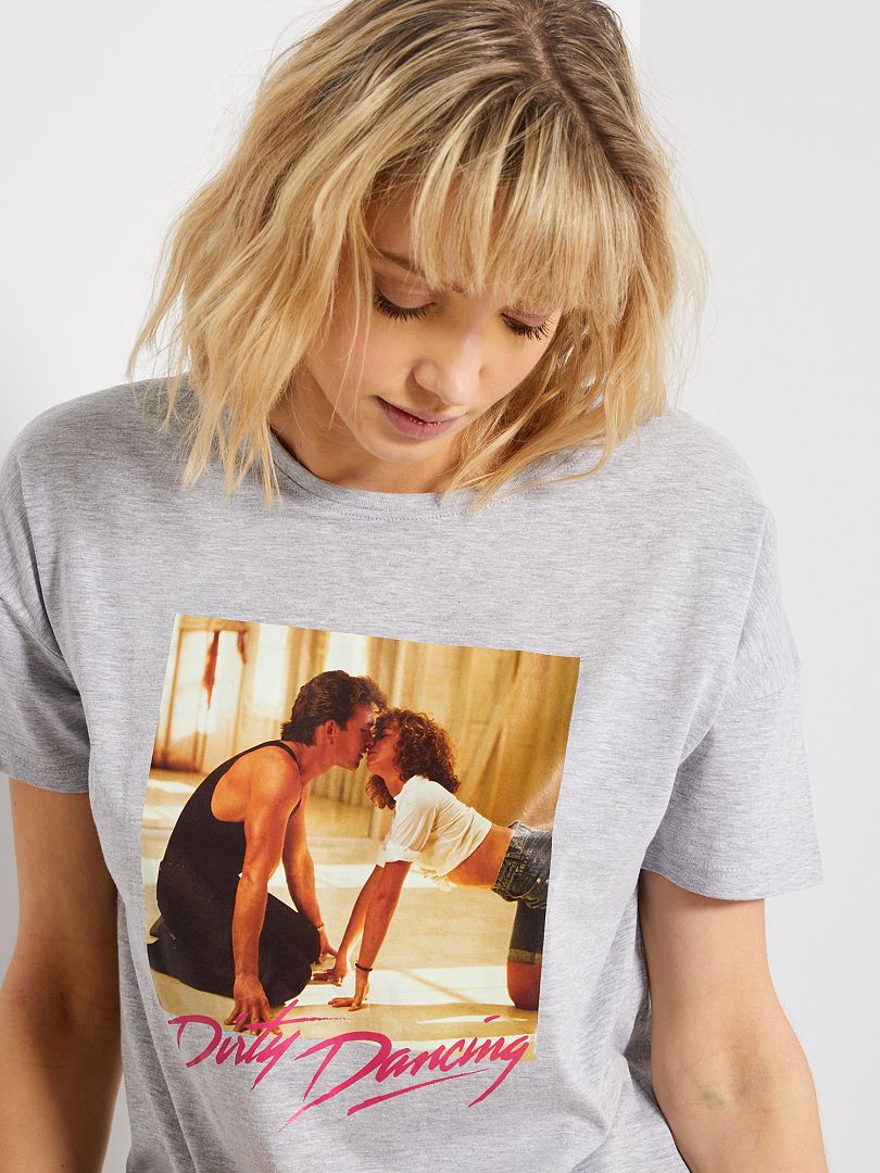 T-shirt 'Dirty Dancing' CINZA - Kiabi