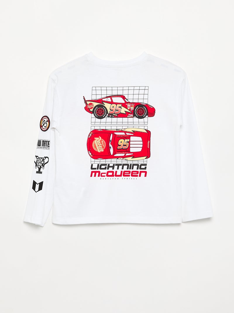 T-shirt "Disney" "Cars" Branco - Kiabi
