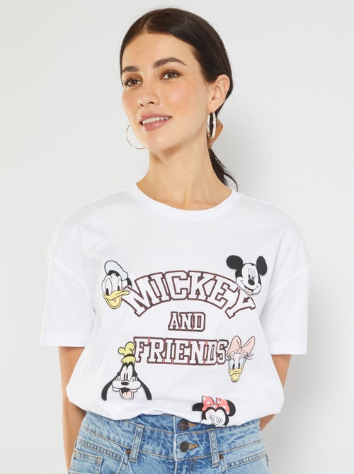 T-shirt 'Disney' com estampado 'Hollywood' - Kiabi