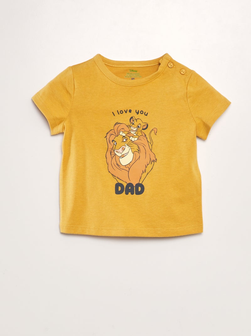 T-shirt 'Disney' de algodão AMARELO - Kiabi