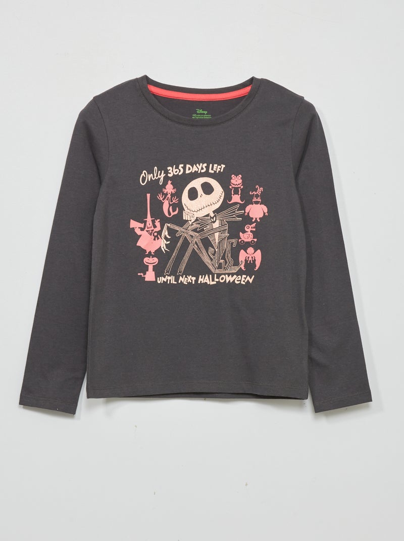 T-shirt 'Disney' de gola redonda - Halloween PRETO - Kiabi