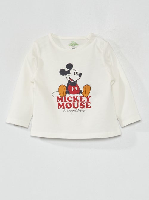 T-shirt 'Disney' de manga comprida - Kiabi