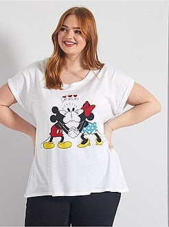 T-shirt 'Disney' de manga comprida - Kiabi