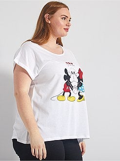 T-shirt 'Disney' de manga comprida - Kiabi