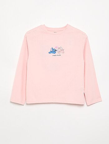 T-shirt 'Disney' de manga comprida
