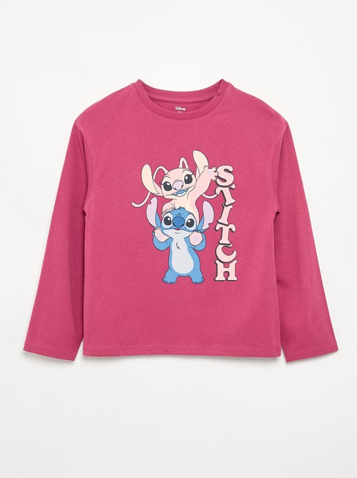 T-shirt 'Disney' de manga comprida - Kiabi