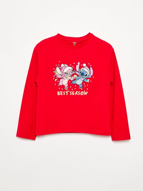 T-shirt 'Disney' de manga comprida - Kiabi