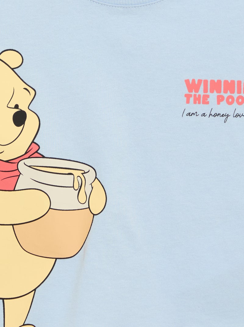 T-shirt 'Disney' de manga curta Azul - Kiabi