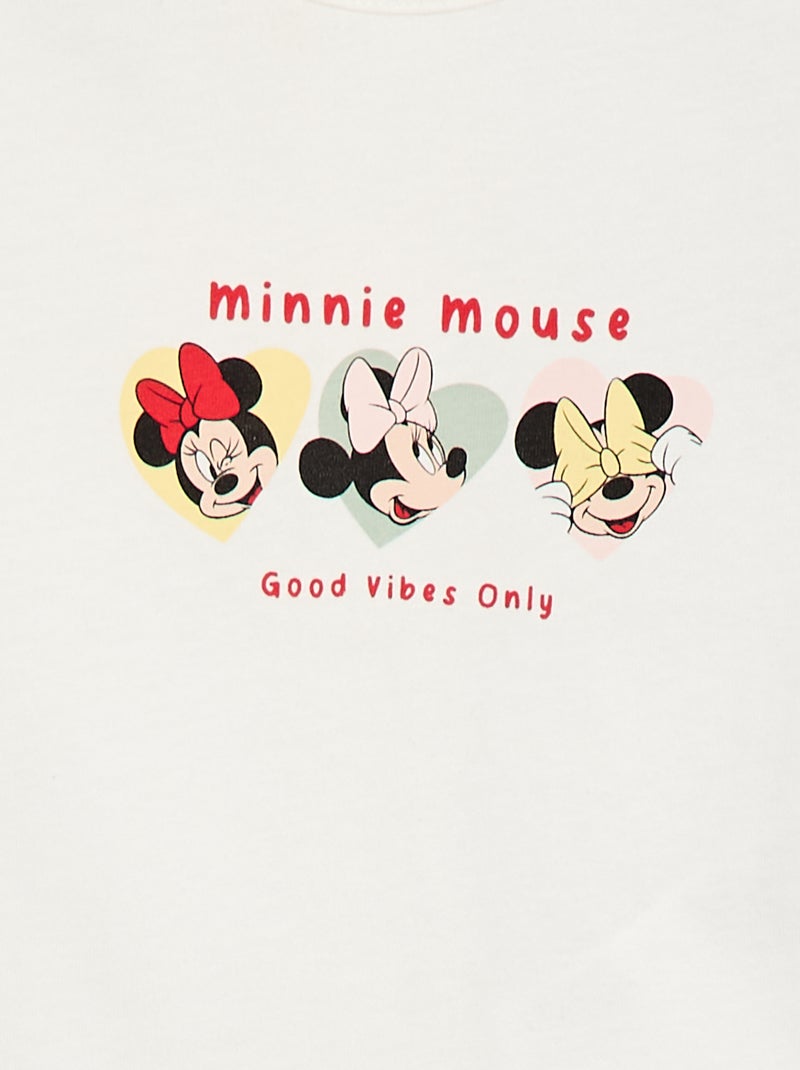 T-shirt 'Disney' de manga curta Branco - Kiabi