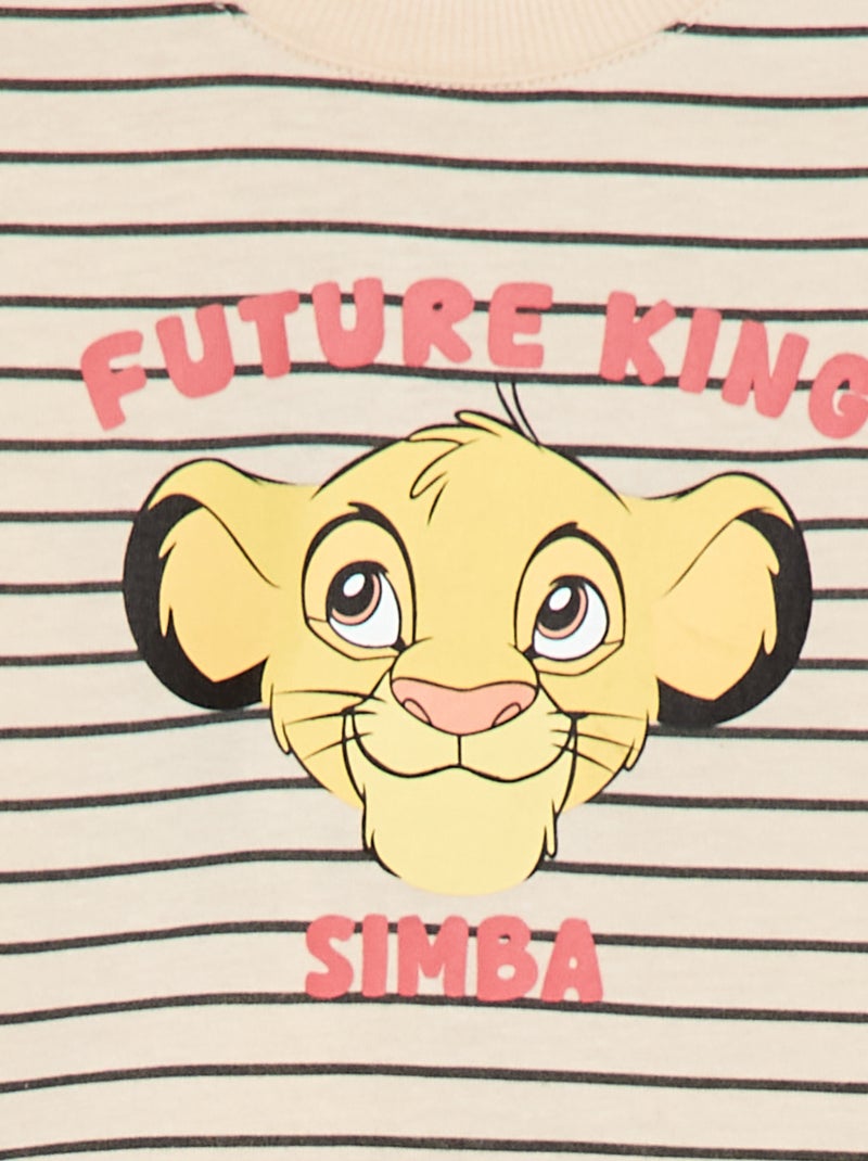 T-shirt 'Disney' de manga curta Branco - Kiabi