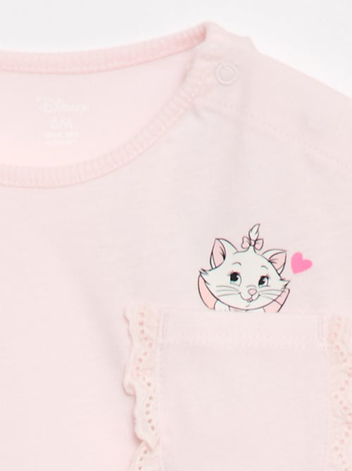 T-shirt 'Disney' de manga curta com bolso com folho - Kiabi