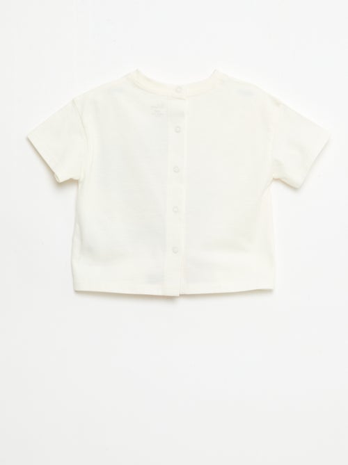 T-shirt 'Disney' de manga curta - Kiabi