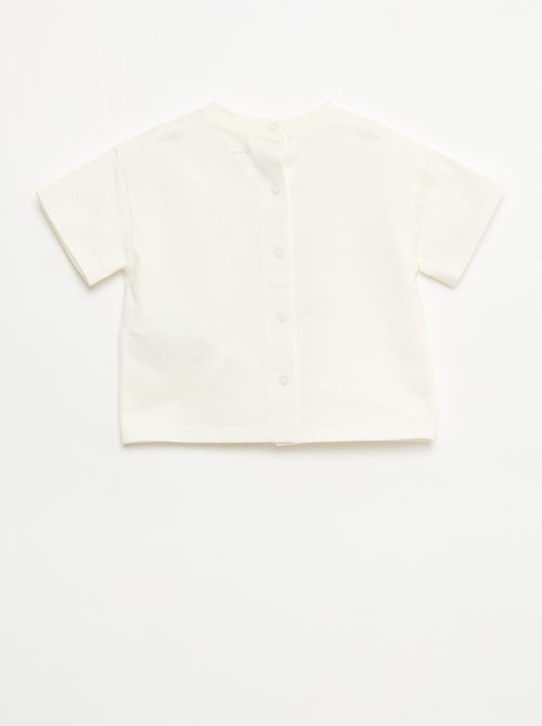 T-shirt 'Disney' de manga curta - Kiabi