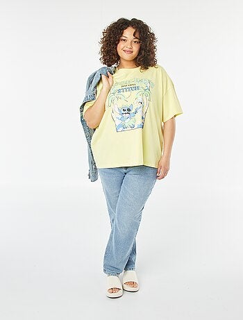 T-shirt 'Disney' de manga curta e gola redonda