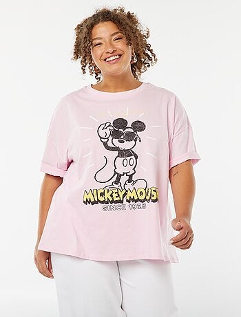 T-shirt 'Disney' de manga curta e gola redonda