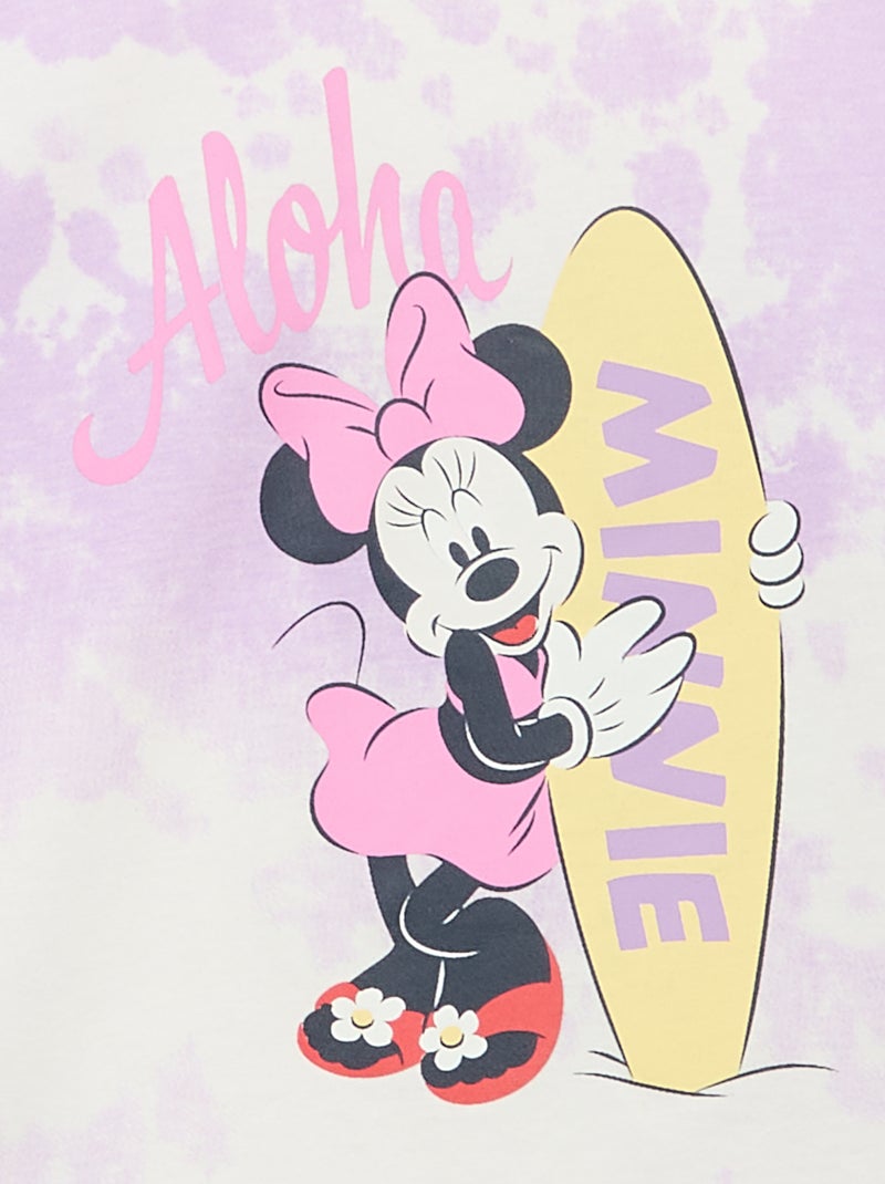 T-shirt 'Disney' de manga curta Violeta - Kiabi