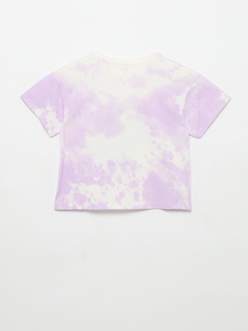 T-shirt 'Disney' de manga curta Violeta - Kiabi