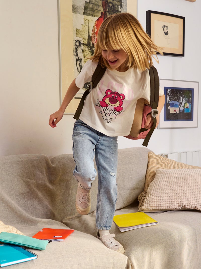 T-shirt 'Disney' de manga curtas Branco - Kiabi