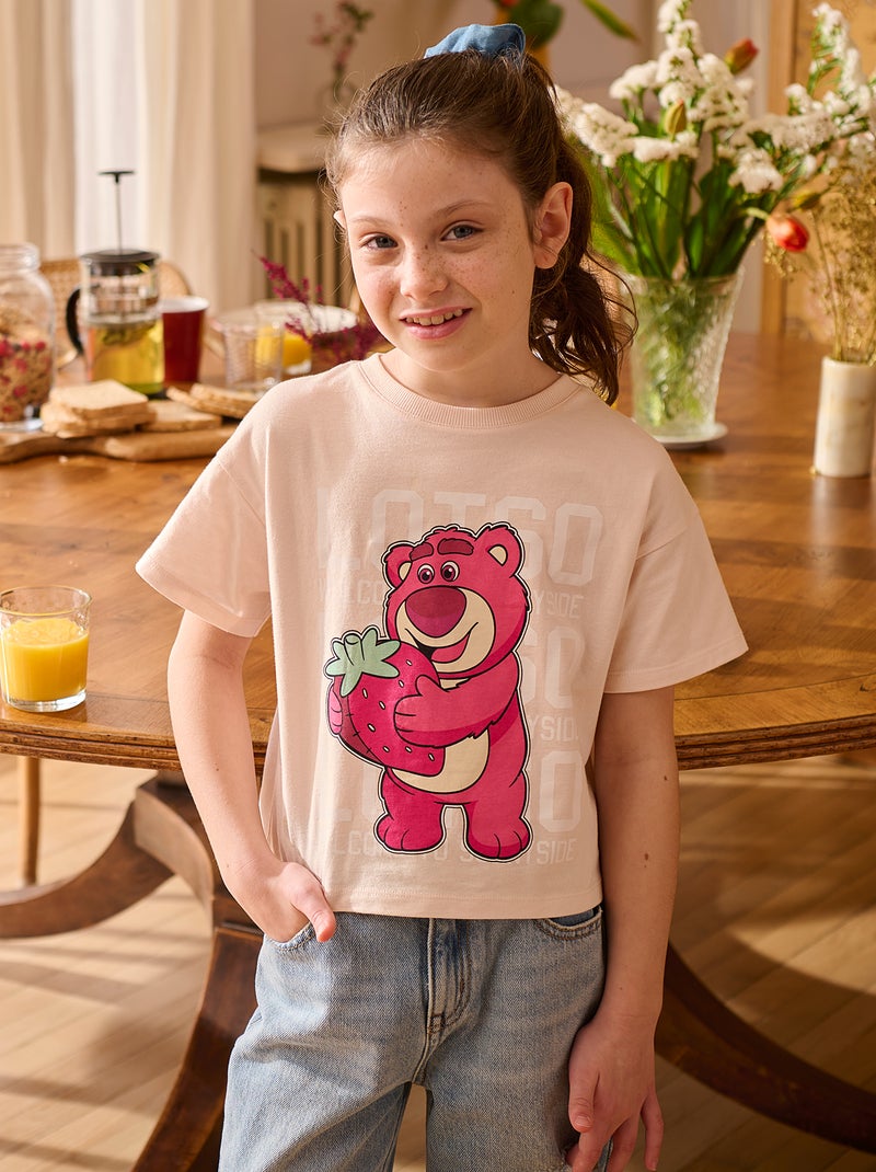 T-shirt 'Disney' de manga curtas Rosa - Kiabi
