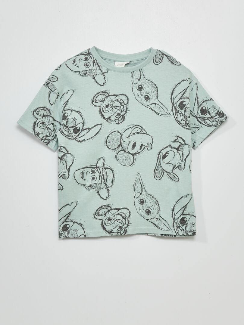 T-shirt 'Disney' em jersey AZUL - Kiabi