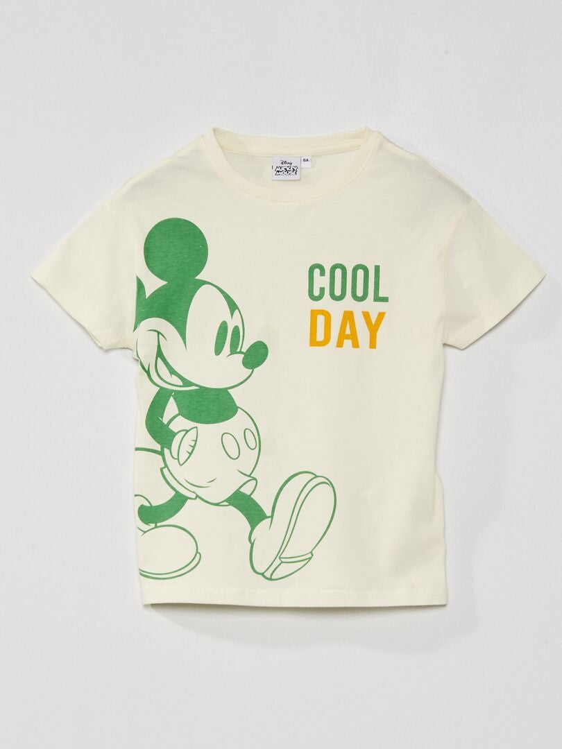 T-shirt 'Disney' em jersey BEGE - Kiabi