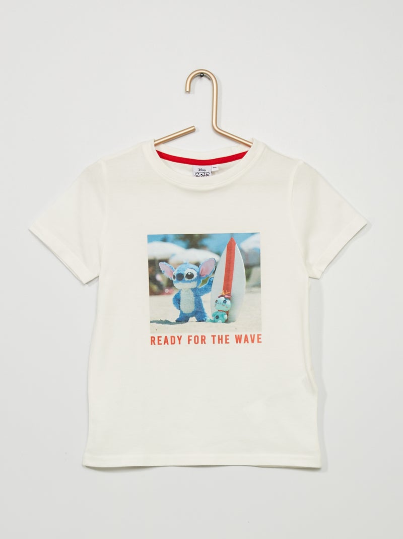 T-shirt 'Disney' em jersey BRANCO - Kiabi