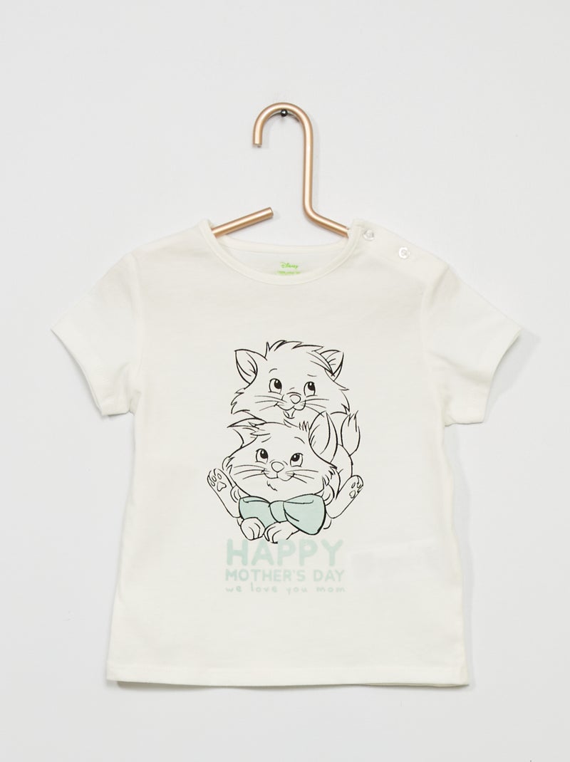 T-shirt 'Disney' em jersey BRANCO - Kiabi
