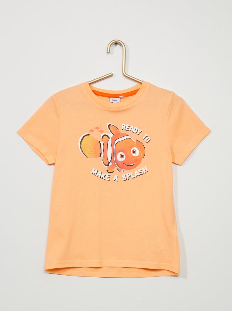 T-shirt 'Disney' em jersey LARANJA - Kiabi