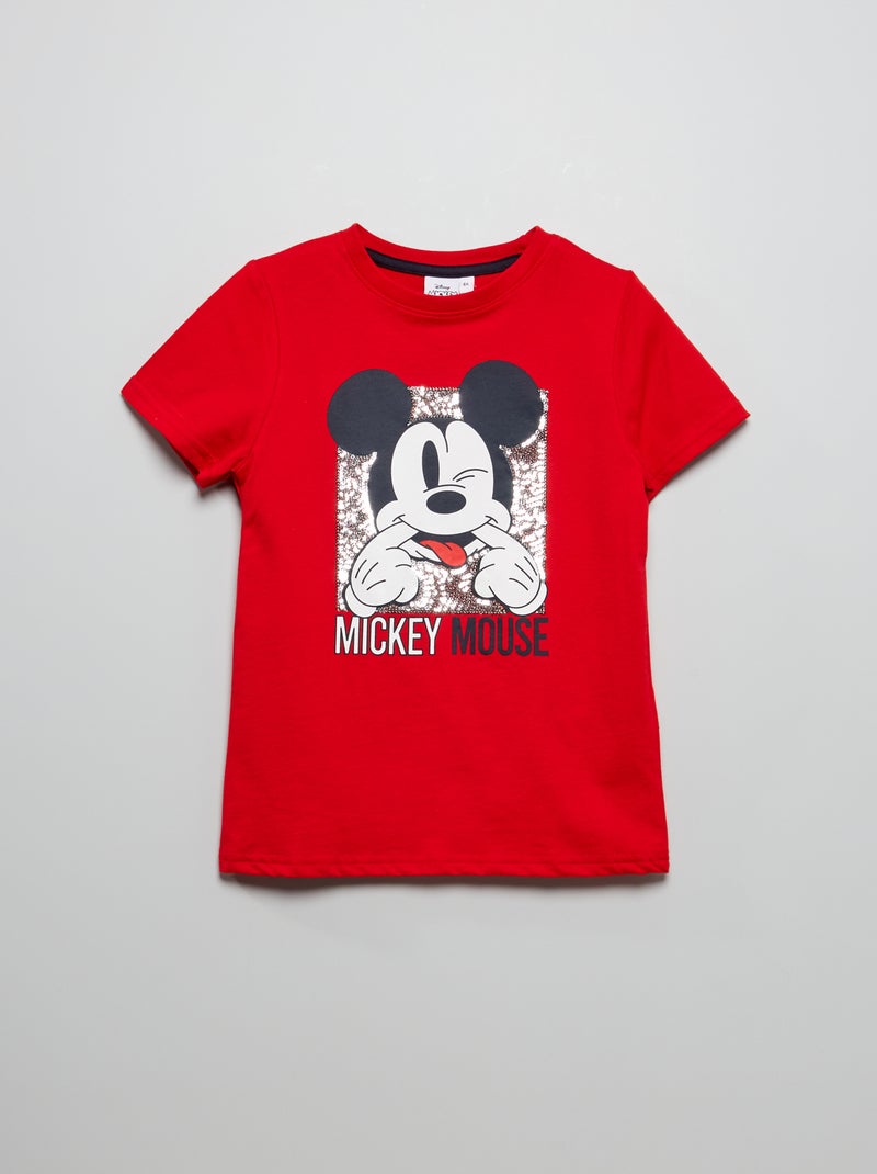 T-shirt 'Disney' em jersey VERMELHO - Kiabi